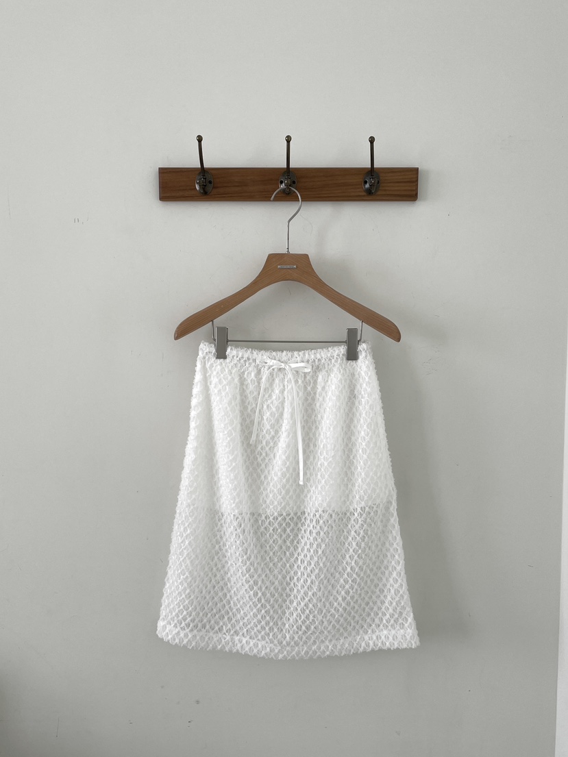 3 ANOTHER韓國直郵實拍女士新品26春夏半身裙中短裙蕾絲花3 ANOTHER半身裙/中短裙圖色1