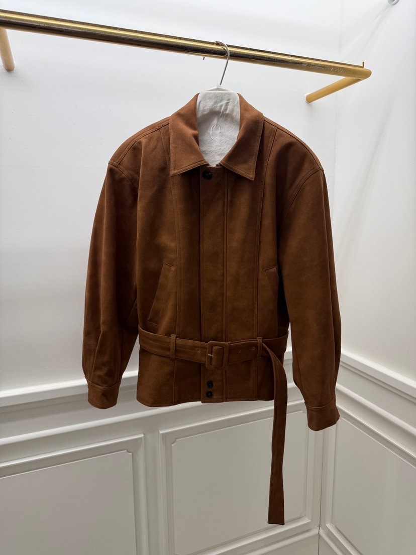 ETER韓國直郵實拍女裝新款休閑職業人氣26春夏夾克含腰帶皮革eter/VERSO夾克圖色1