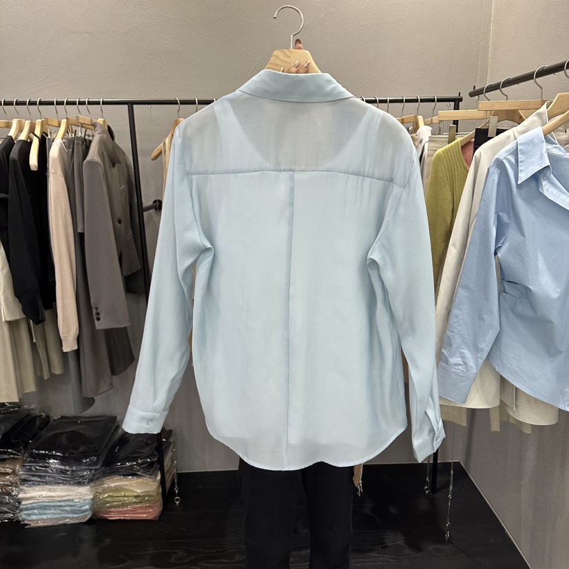 FLAMME TOIT/LUNAMDE韓國直郵實拍女士新品26春夏襯衫蕾絲衫不含內搭透視FLAMME TOIT/LUNAMDE襯衫/蕾絲衫