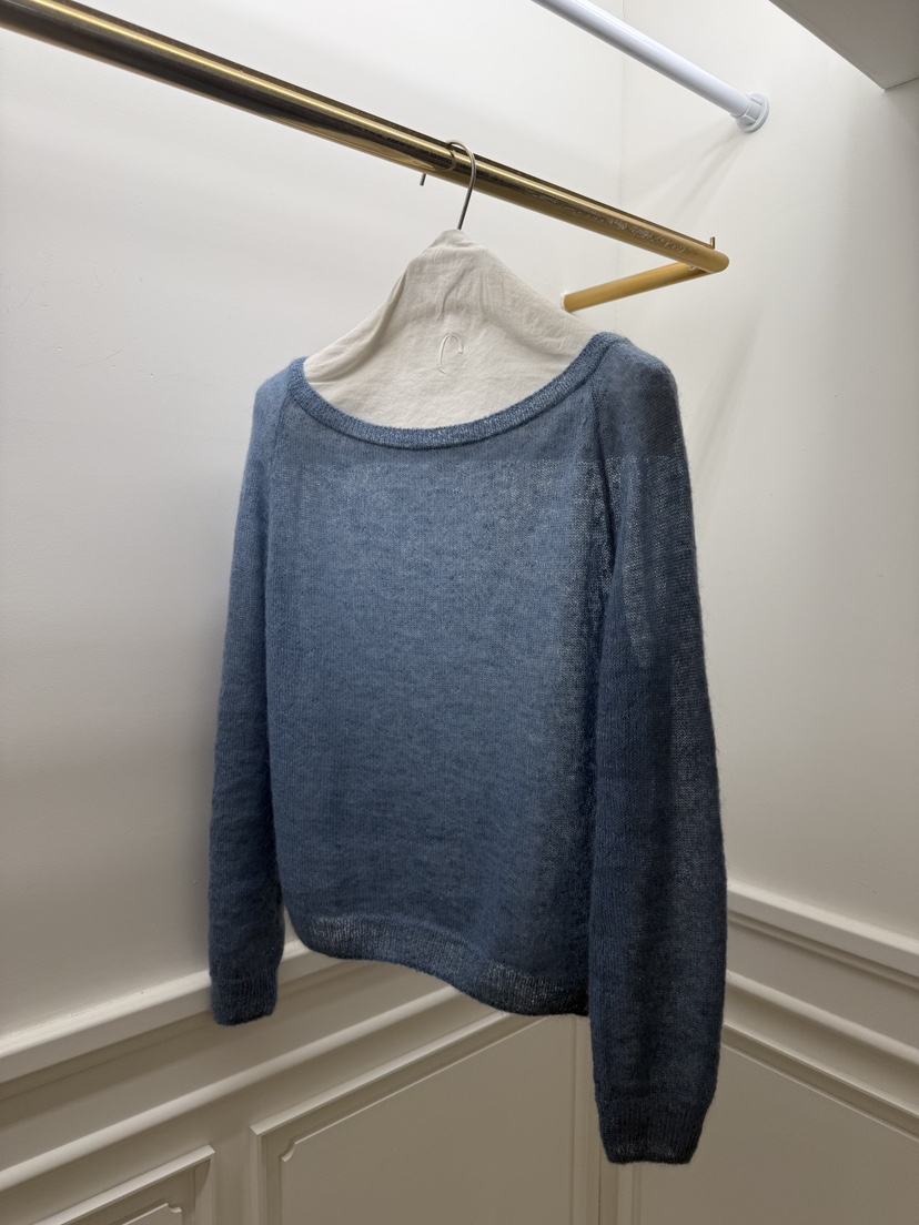 ETER韓國直郵女士新品職業時尚人氣26春夏針織衫不含內搭露肩eter/VERSO針織衫圖色3