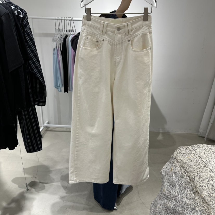 NEROLI 36東大門實拍女士新品推薦26春夏熱賣牛仔褲雙排扣NEROLI 36牛仔褲圖色1