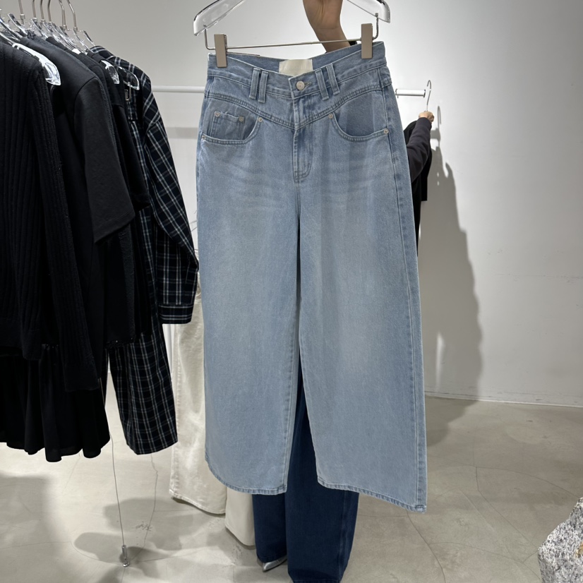 NEROLI 36東大門實拍女士新品推薦26春夏熱賣牛仔褲雙排扣NEROLI 36牛仔褲圖色2