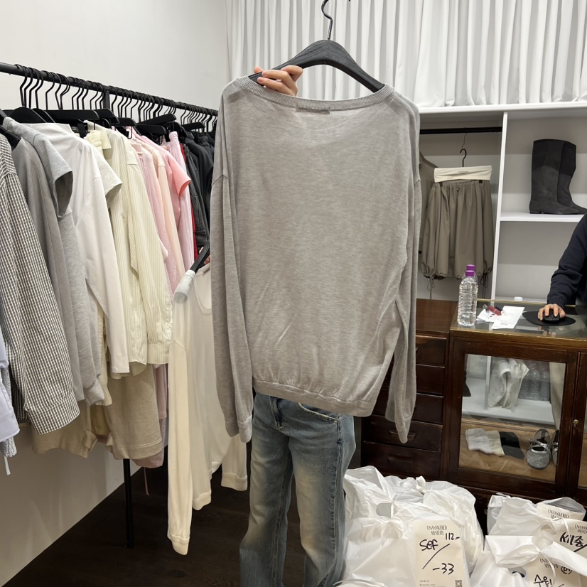 UNANSWERED-MYSTERY/FIFO韓國直郵女裝新款人氣職業針織衫UNANSWERED-MYSTERY/FIFO針織衫