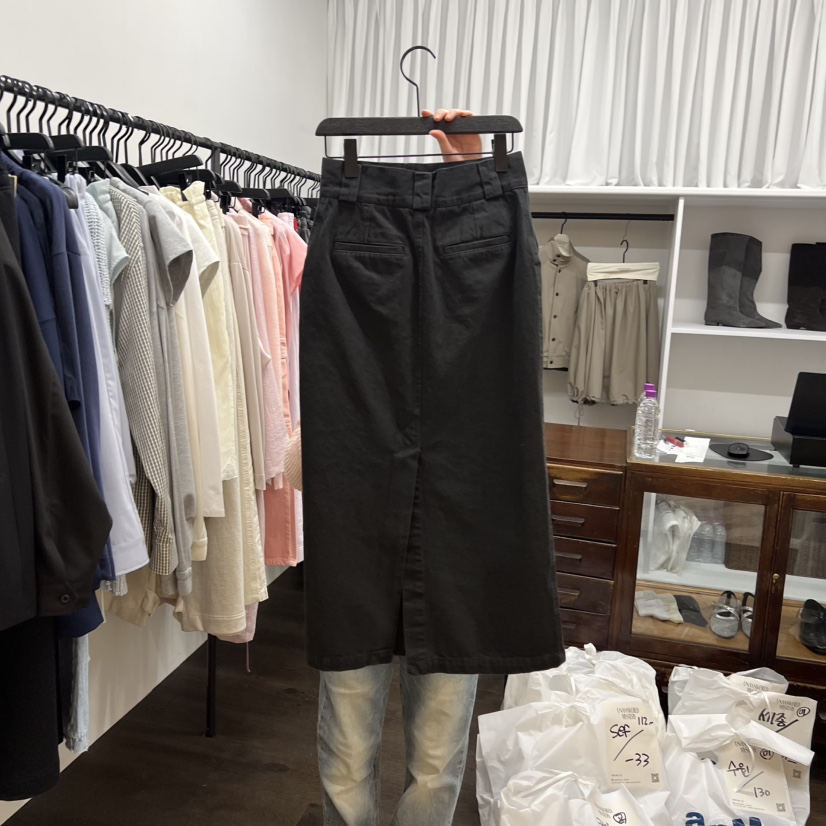 UNANSWERED-MYSTERY/FIFO韓國代購女裝新款人氣半身裙中短裙UNANSWERED-MYSTERY/FIFO半身裙/中短裙