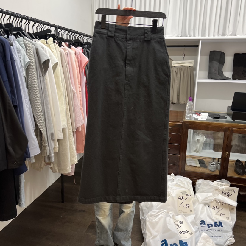 UNANSWERED-MYSTERY/FIFO韓國代購女裝新款人氣半身裙中短裙UNANSWERED-MYSTERY/FIFO半身裙/中短裙圖色2