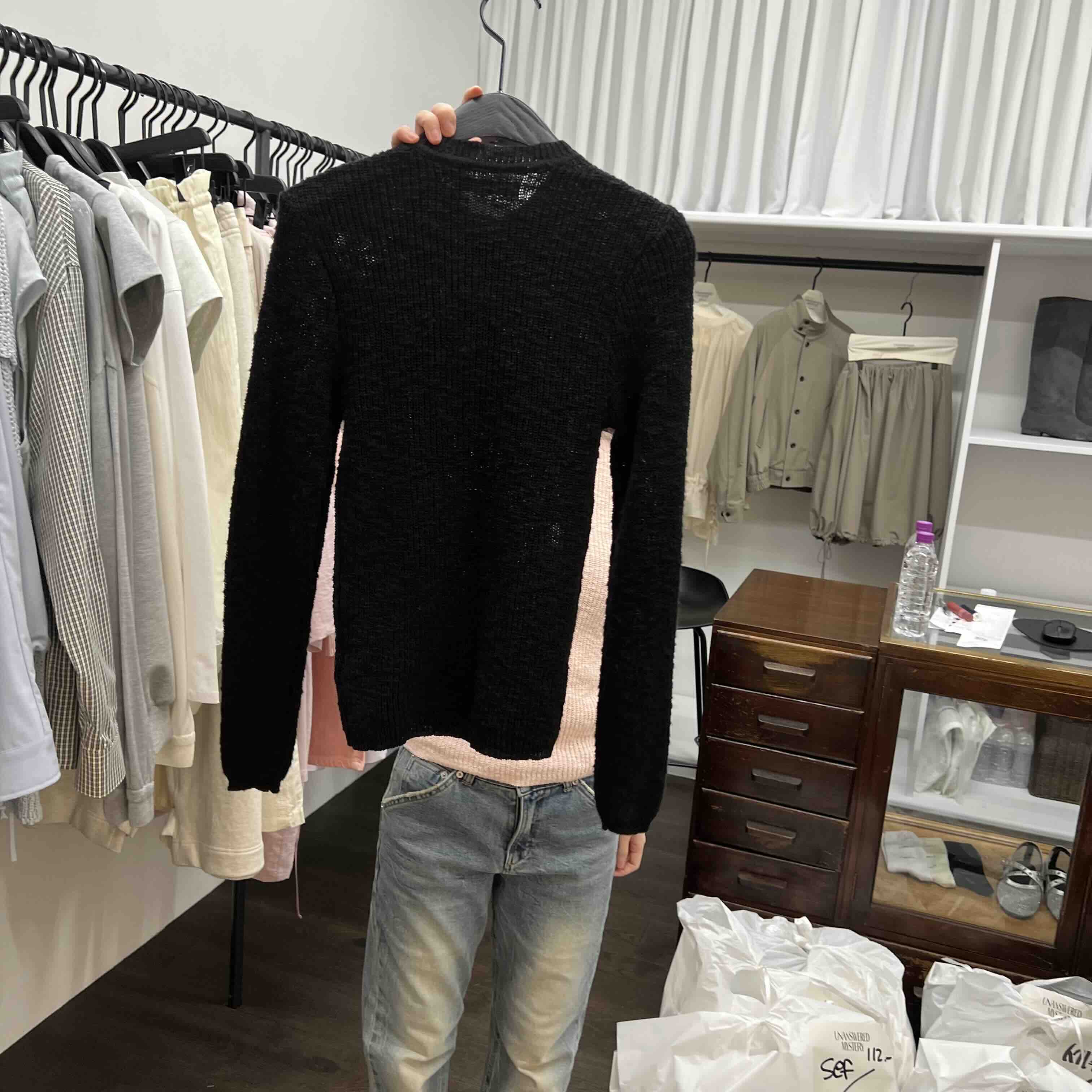 UNANSWERED-MYSTERY/FIFO韓國直郵女士新款人氣職業針織衫UNANSWERED-MYSTERY/FIFO針織衫