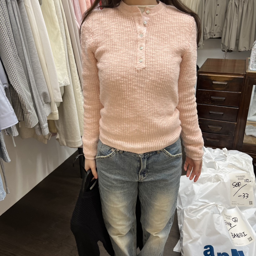 UNANSWERED-MYSTERY/FIFO韓國直郵女士新款人氣職業針織衫UNANSWERED-MYSTERY/FIFO針織衫圖色1