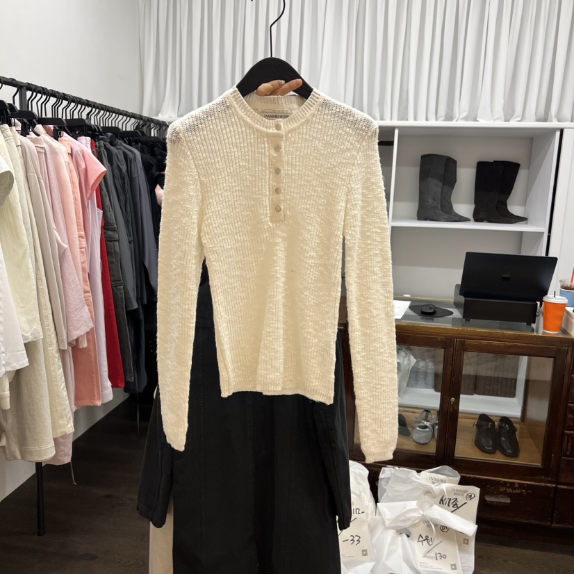 UNANSWERED-MYSTERY/FIFO韓國直郵女士新款人氣職業針織衫UNANSWERED-MYSTERY/FIFO針織衫圖色2