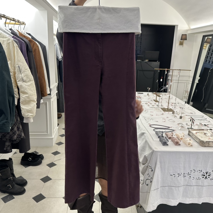 ETER韓國直郵女裝新品熱賣職業26春夏人氣真品時尚休閑褲eter/VERSO休閑褲圖色3