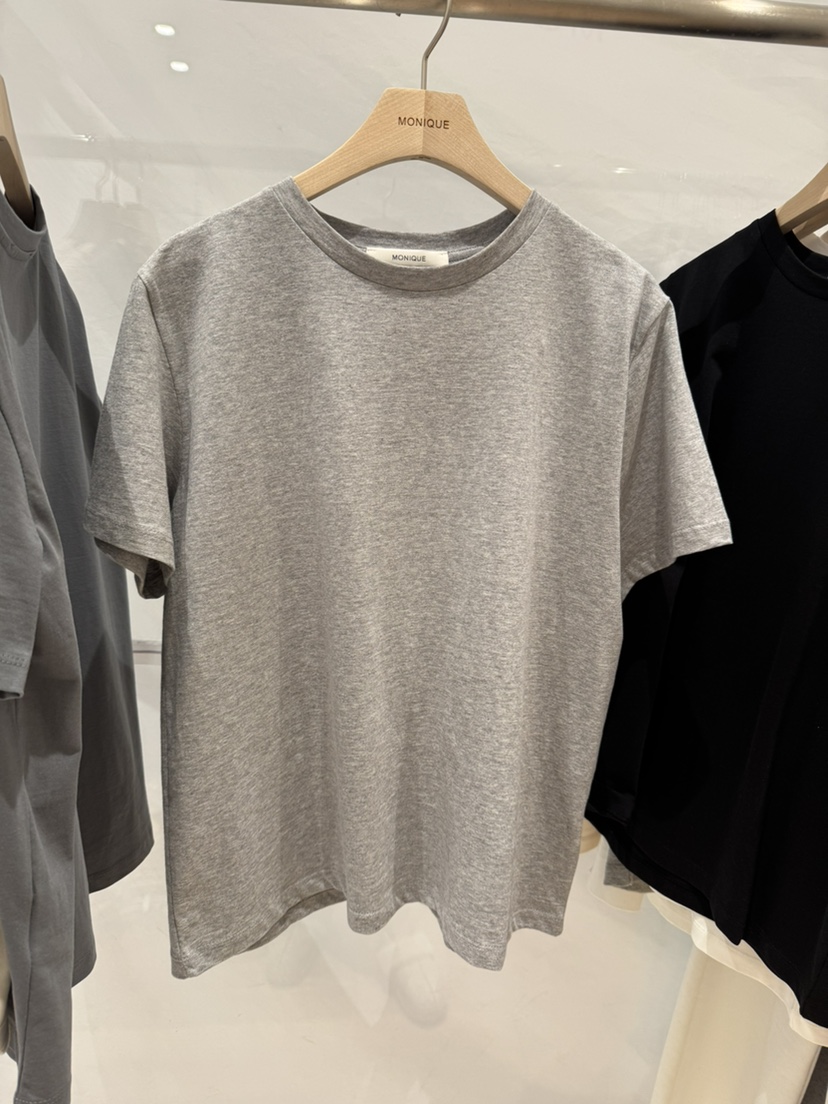 MONIQUE韓國直郵女裝新款26春夏熱賣職業時尚真品人氣T恤MONIQUET恤圖色4