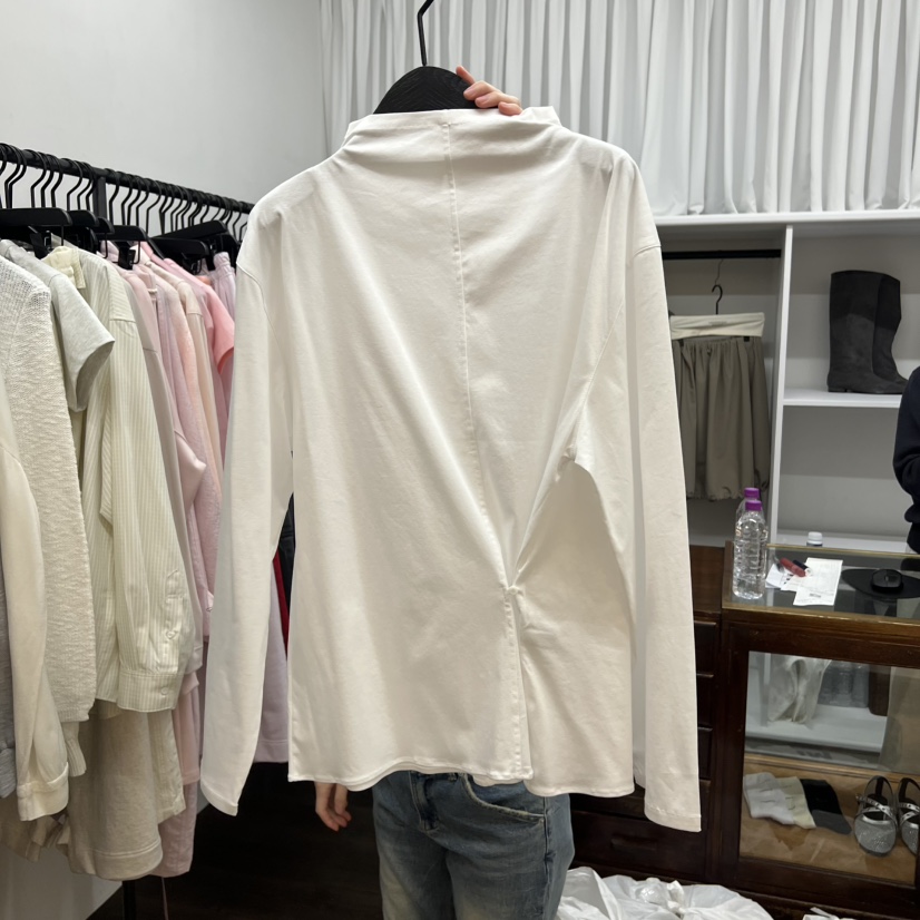 UNANSWERED-MYSTERY/FIFO東大門實拍女士新款熱賣襯衫蕾絲衫絲綢UNANSWERED-MYSTERY/FIFO襯衫/蕾絲衫圖色1