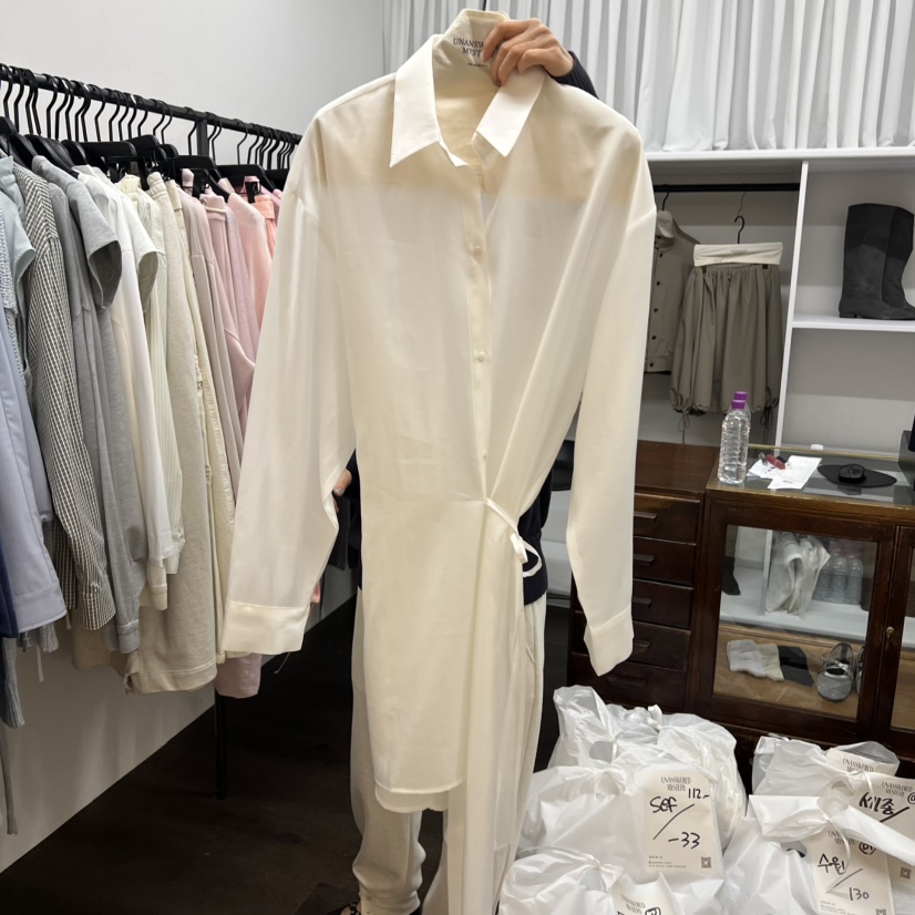 UNANSWERED-MYSTERY/FIFO韓國直郵女士新款26春夏連衣裙UNANSWERED-MYSTERY/FIFO連衣裙圖色1