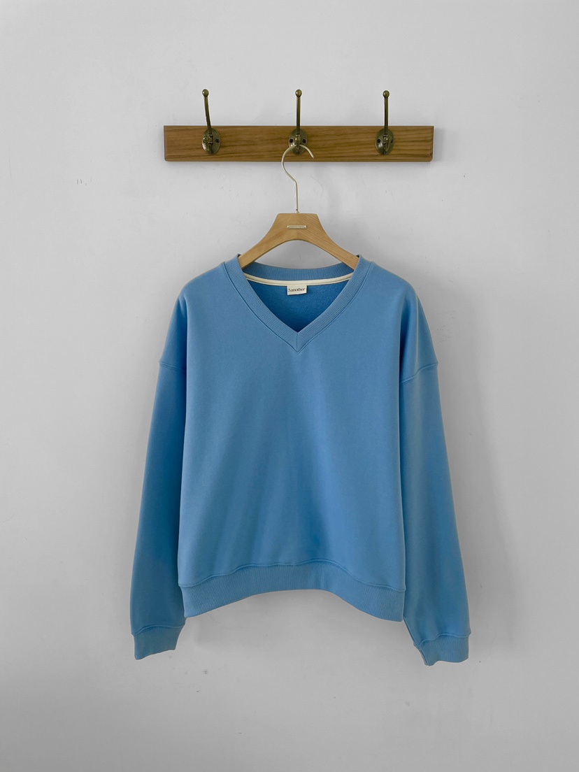 3 ANOTHER東大門實拍女士新品休閑人氣推薦熱賣時尚衛衣V領3 ANOTHER衛衣圖色1