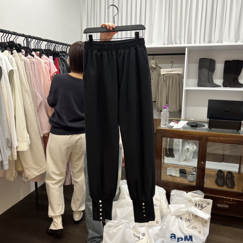 UNANSWERED-MYSTERY/FIFO東大門代購女士新品真品休閑褲UNANSWERED-MYSTERY/FIFO休閑褲圖色3