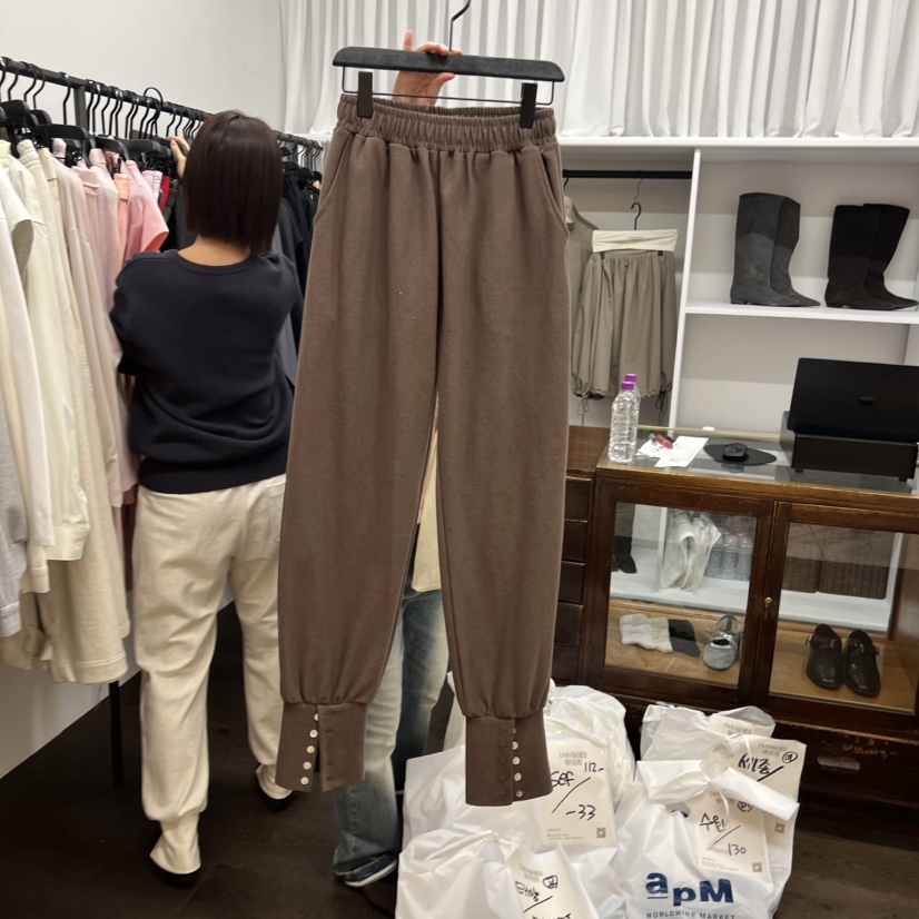 UNANSWERED-MYSTERY/FIFO東大門代購女士新品真品休閑褲UNANSWERED-MYSTERY/FIFO休閑褲圖色4