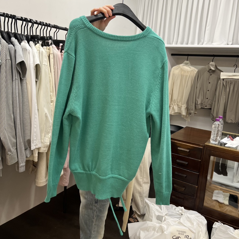 UNANSWERED-MYSTERY/FIFO韓國代購女士新款職業26春夏針織衫UNANSWERED-MYSTERY/FIFO針織衫