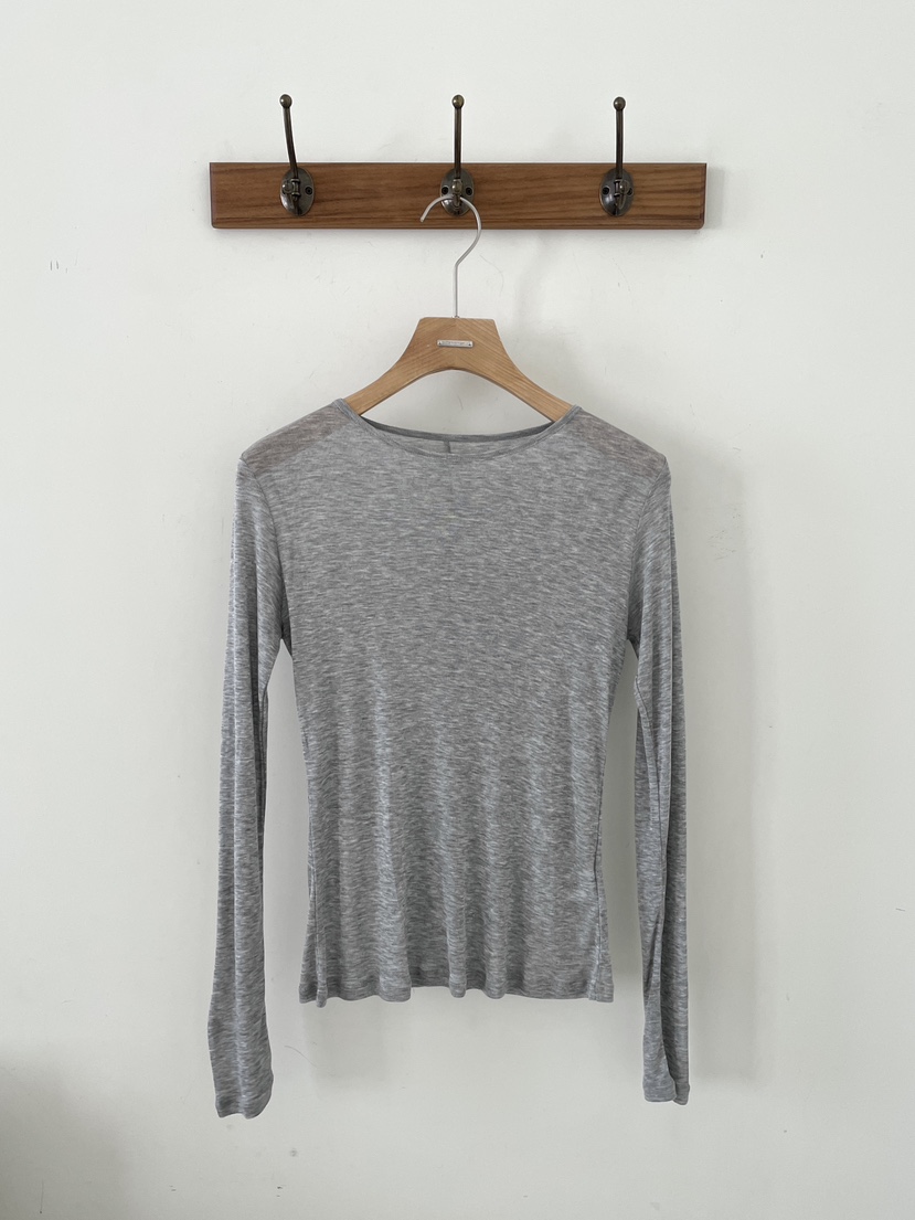 3 ANOTHER東大門實拍女士新品熱賣真品26春夏長袖T恤雙面3 ANOTHER長袖T恤圖色3