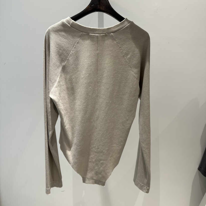 JANE BIRKIN韓國直郵女士新款職業休閑人氣長袖T恤復古長款JANE BIRKIN設計師品牌長袖T恤