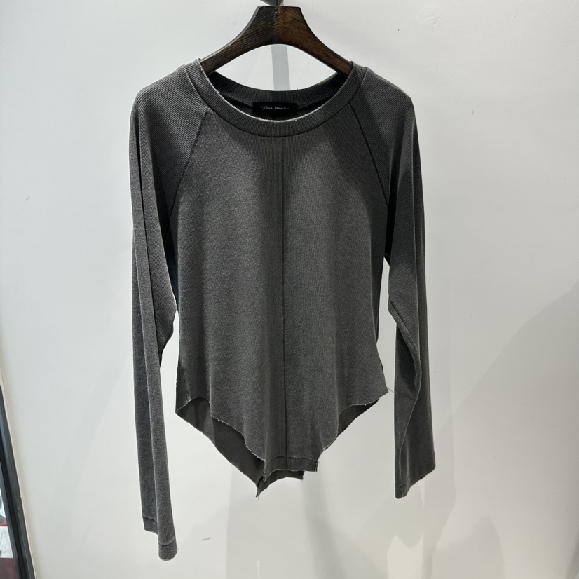 JANE BIRKIN韓國直郵女士新款職業休閑人氣長袖T恤復古長款JANE BIRKIN設計師品牌長袖T恤圖色2