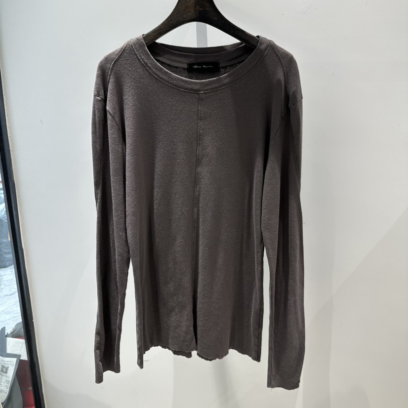 JANE BIRKIN東大門實拍女裝新款真品26春夏職業推薦長袖T恤JANE BIRKIN設計師品牌長袖T恤圖色1