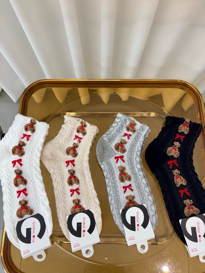 CACTUS-Q韓國直郵女士新款休閑時尚26春夏人氣熱賣推薦襪子CACTUS十雙起/可混搭襪子