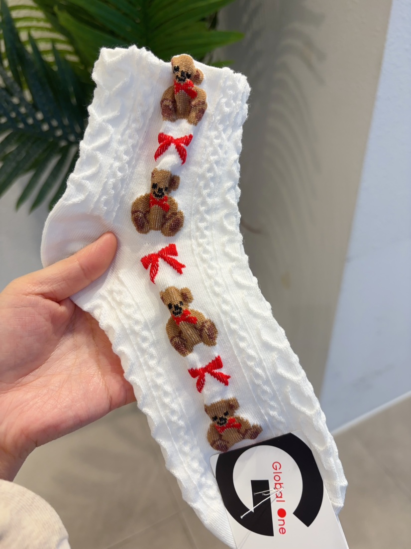 CACTUS-Q韓國直郵女士新款休閑時尚26春夏人氣熱賣推薦襪子CACTUS十雙起/可混搭襪子圖色1