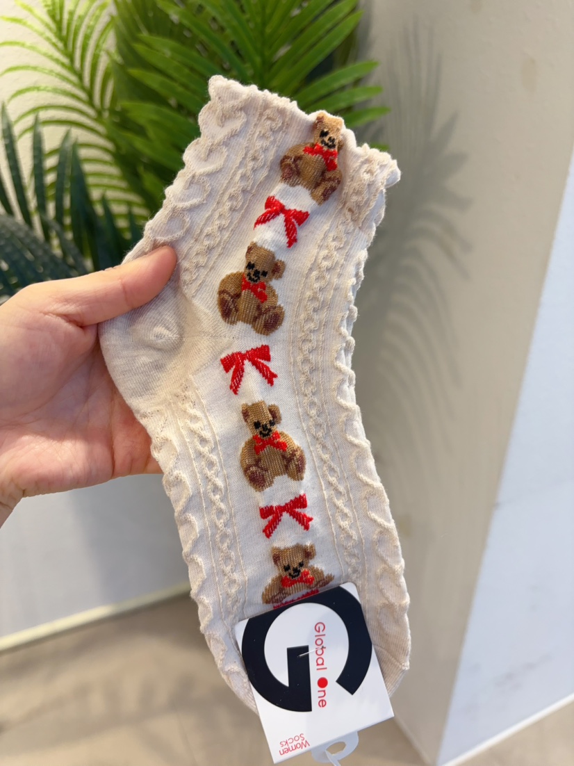 CACTUS-Q韓國直郵女士新款休閑時尚26春夏人氣熱賣推薦襪子CACTUS十雙起/可混搭襪子圖色2