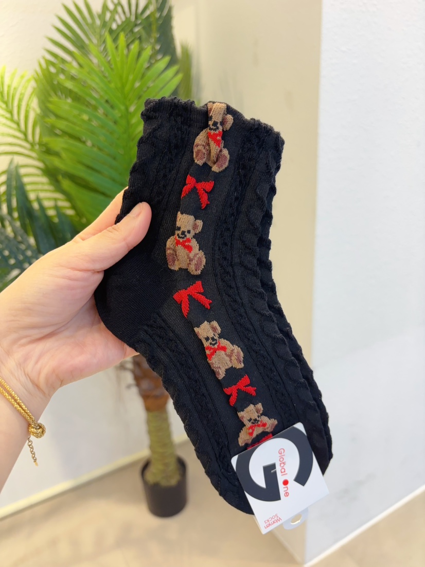 CACTUS-Q韓國直郵女士新款休閑時尚26春夏人氣熱賣推薦襪子CACTUS十雙起/可混搭襪子圖色4