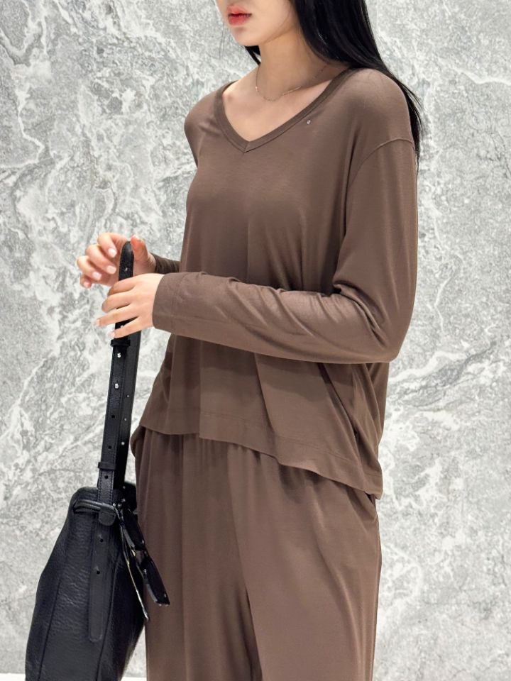 ROOKIE BUD韓國代購女士新款熱賣職業休閑人氣26春夏長袖T恤ROOKIE BUD-P長袖T恤