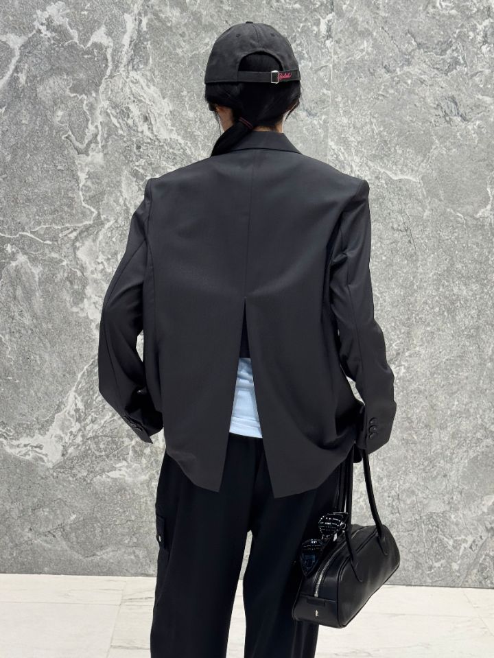 ROOKIE BUD韓國代購女裝新品人氣推薦休閑26春夏職業夾克ROOKIE BUD-P夾克