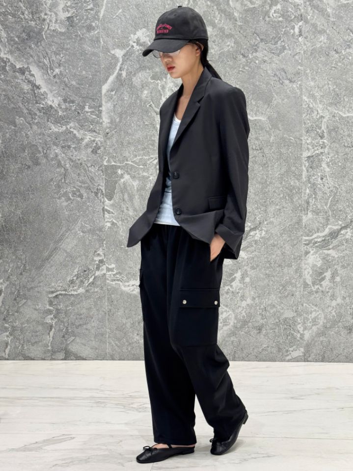 ROOKIE BUD韓國代購女裝新品人氣推薦休閑26春夏職業夾克ROOKIE BUD-P夾克