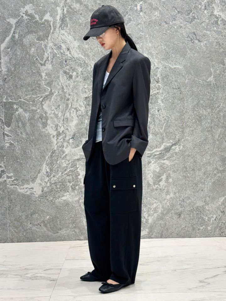 ROOKIE BUD韓國代購女裝新品人氣推薦休閑26春夏職業夾克ROOKIE BUD-P夾克