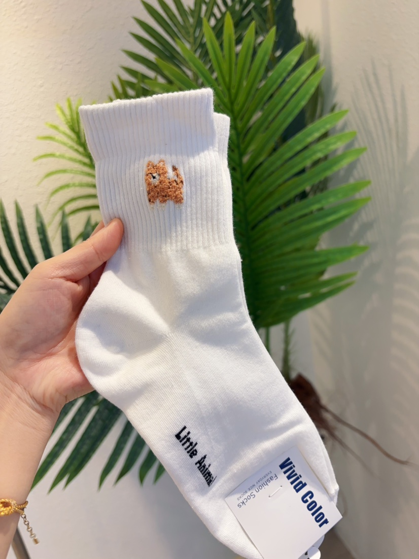 CACTUS-Q韓國東大門直郵女裝新品職業26春夏人氣休閑襪子CACTUS十雙起/可混搭襪子圖色1