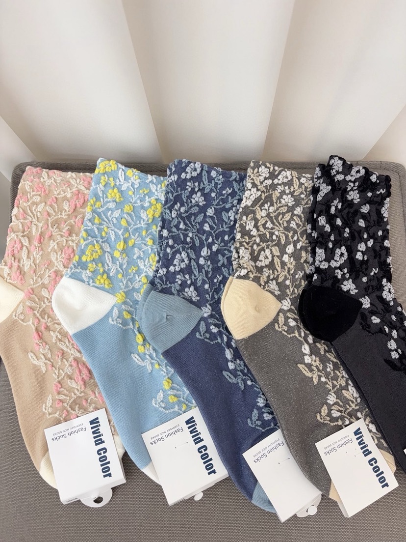 CACTUS-Q韓國直郵實拍女裝新款時尚職業休閑26春夏推薦襪子CACTUS十雙起/可混搭襪子