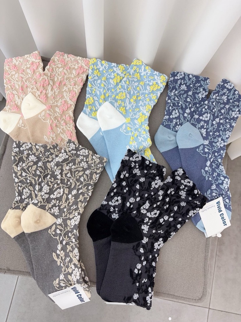 CACTUS-Q韓國直郵實拍女裝新款時尚職業休閑26春夏推薦襪子CACTUS十雙起/可混搭襪子