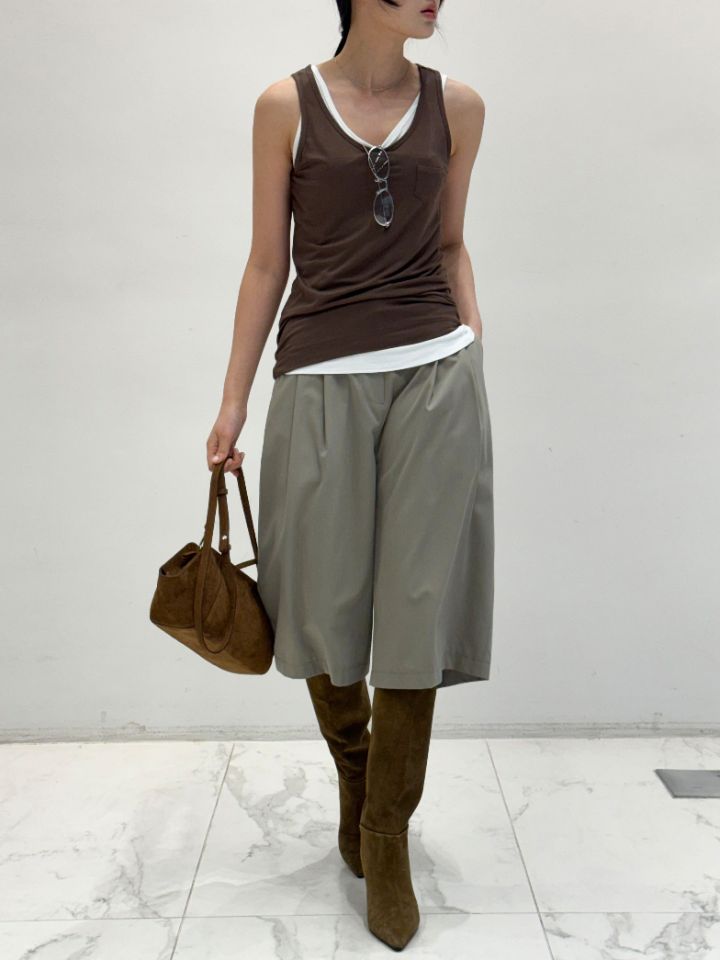 ROOKIE BUD韓國直郵女士新款推薦人氣26春夏熱賣吊帶背心ROOKIE BUD-P吊帶/背心