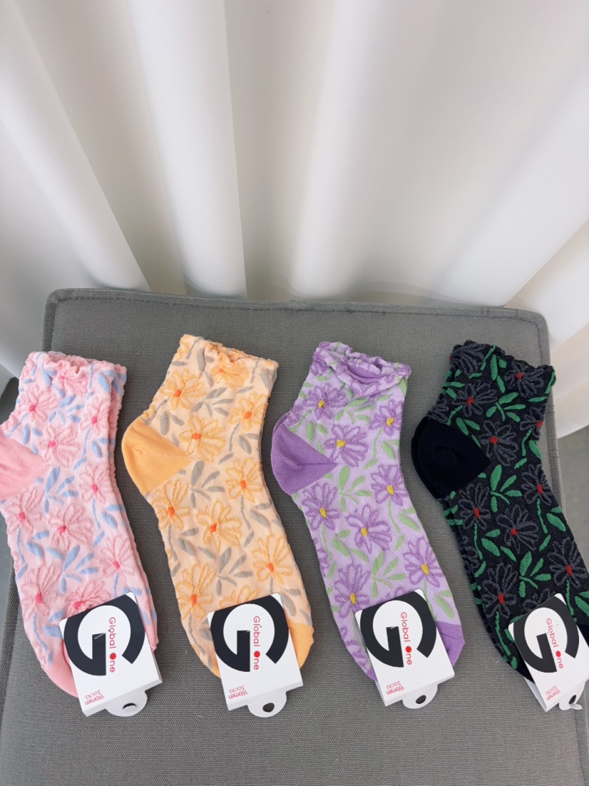 CACTUS-Q韓國代購女士新款26春夏休閑人氣職業熱賣時尚襪子CACTUS十雙起/可混搭襪子