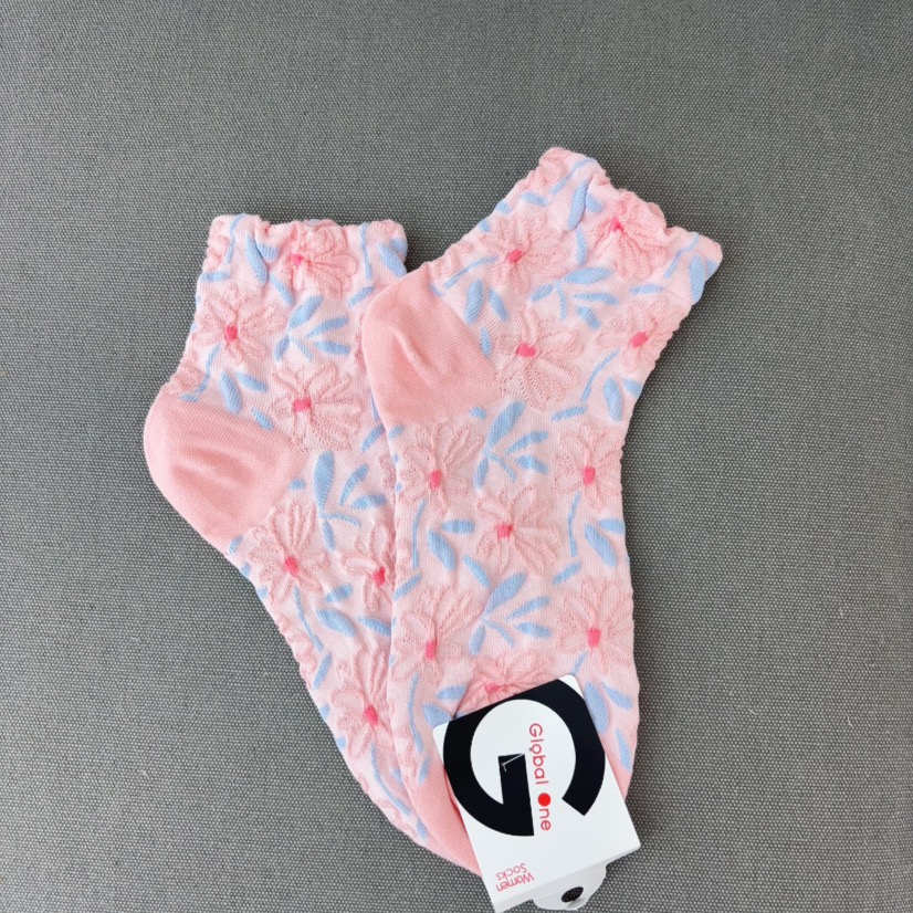 CACTUS-Q韓國代購女士新款26春夏休閑人氣職業熱賣時尚襪子CACTUS十雙起/可混搭襪子圖色1