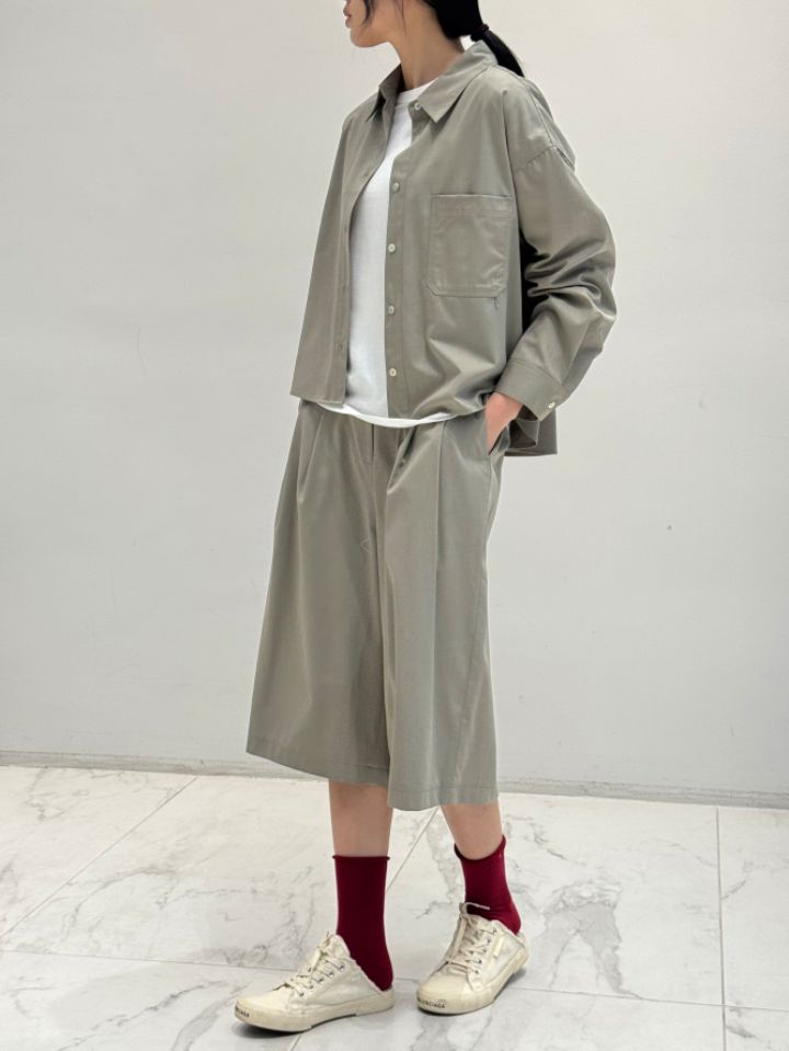 ROOKIE BUD韓國直郵女裝新款26春夏休閑襯衫蕾絲衫羊毛短款ROOKIE BUD-P襯衫/蕾絲衫