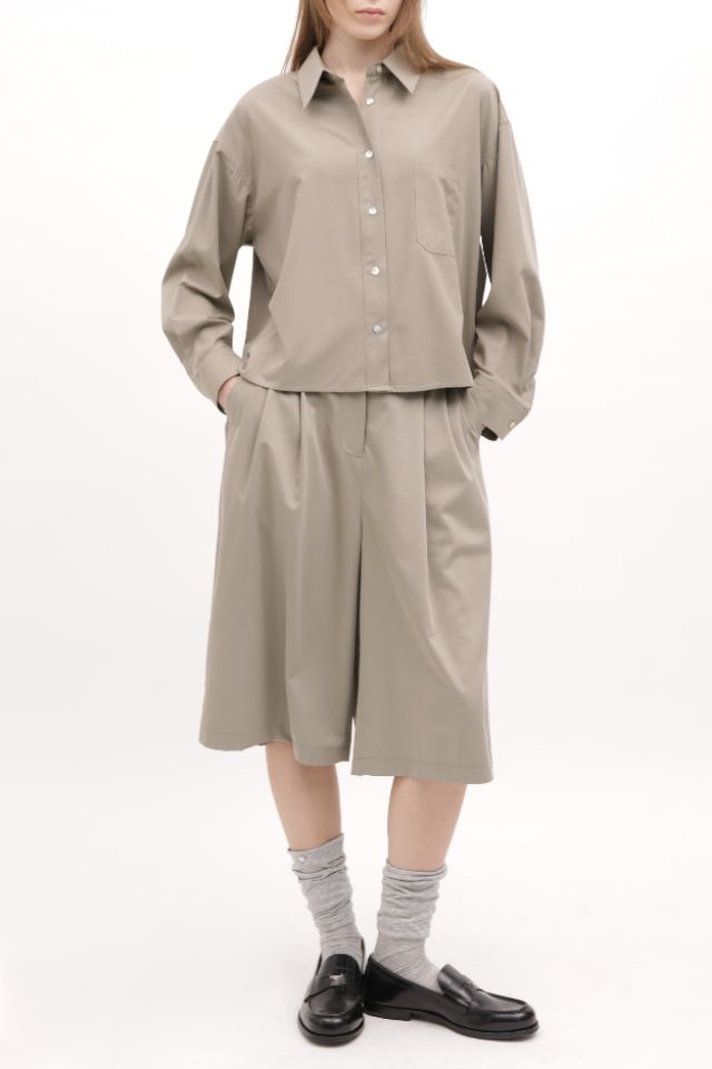 ROOKIE BUD韓國直郵女裝新款26春夏休閑襯衫蕾絲衫羊毛短款ROOKIE BUD-P襯衫/蕾絲衫