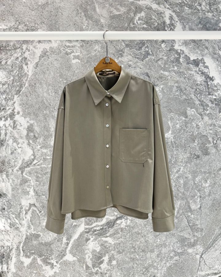 ROOKIE BUD韓國直郵女裝新款26春夏休閑襯衫蕾絲衫羊毛短款ROOKIE BUD-P襯衫/蕾絲衫圖色1