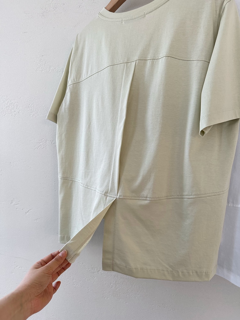 2ND GATE韓國直郵女士新款推薦休閑時尚職業熱賣T恤絲綢2ND GATET恤