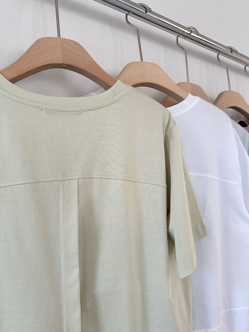 2ND GATE韓國直郵女士新款推薦休閑時尚職業熱賣T恤絲綢2ND GATET恤