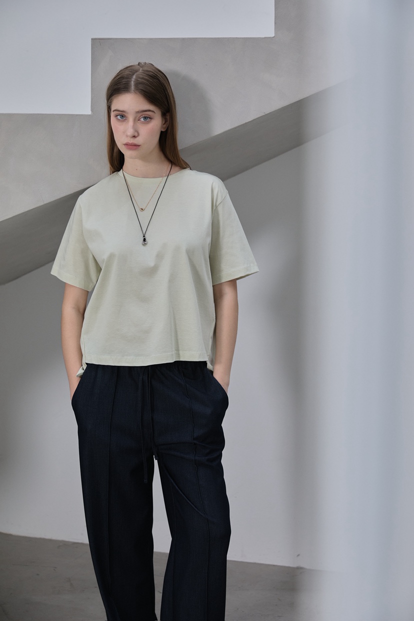 2ND GATE韓國直郵女士新款推薦休閑時尚職業熱賣T恤絲綢2ND GATET恤