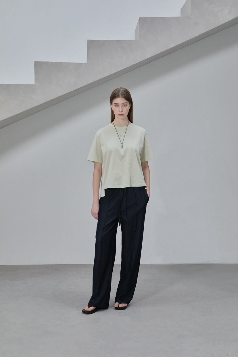 2ND GATE韓國直郵女士新款推薦休閑時尚職業熱賣T恤絲綢2ND GATET恤