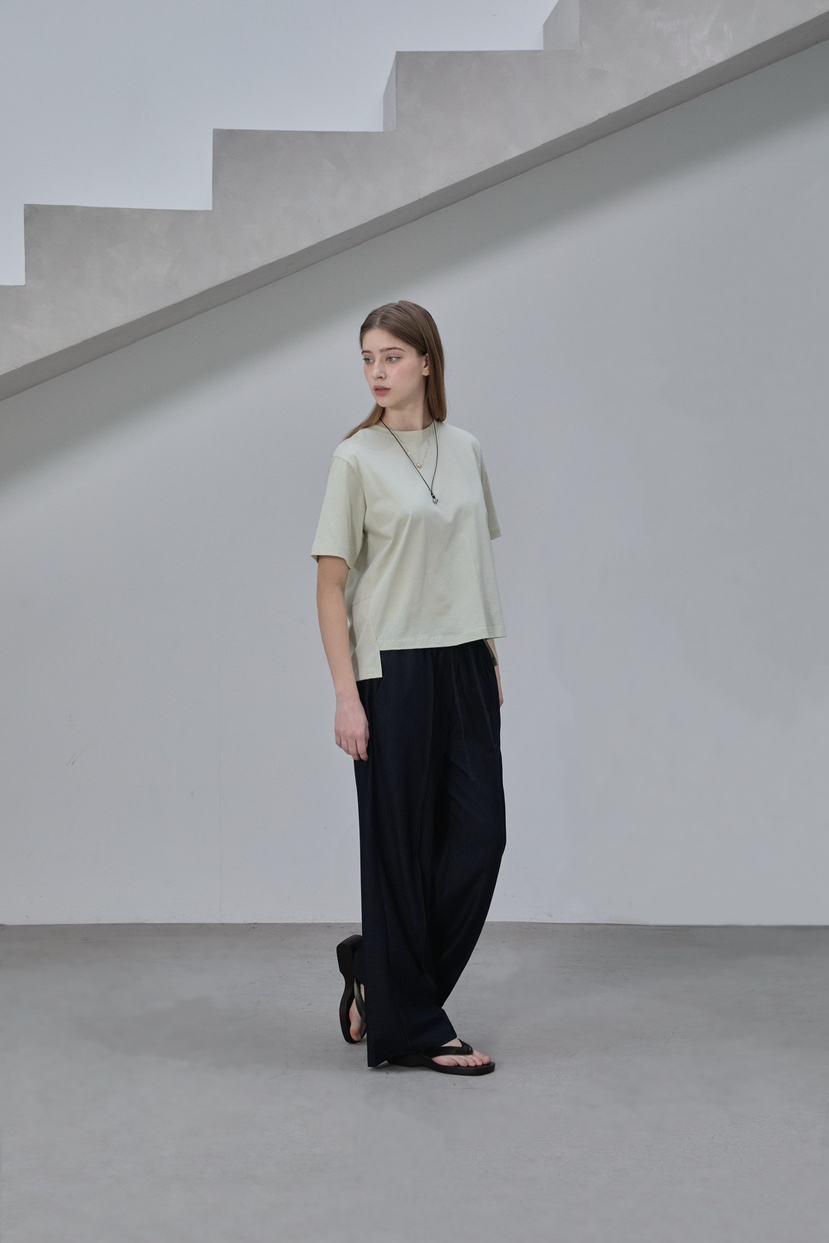 2ND GATE韓國直郵女士新款推薦休閑時尚職業熱賣T恤絲綢2ND GATET恤