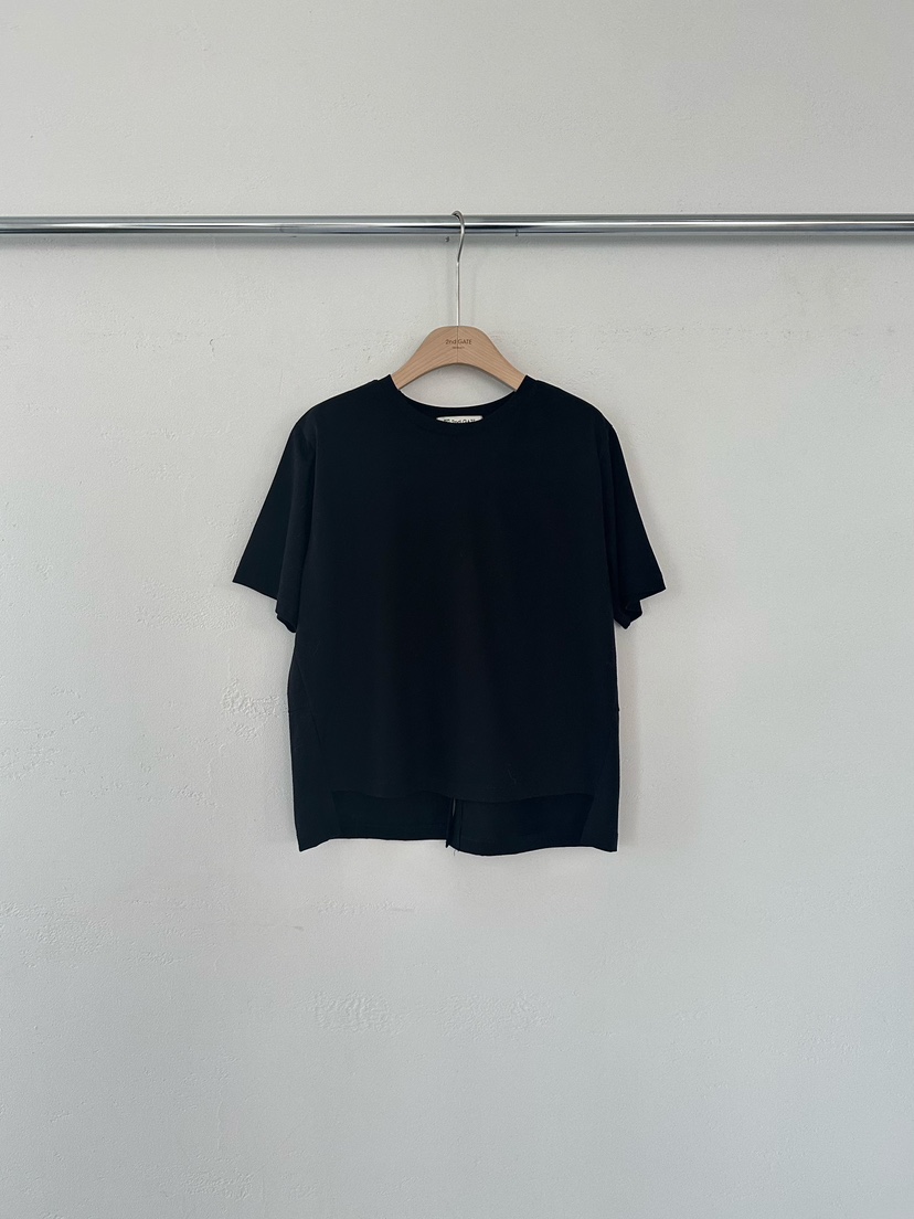 2ND GATE韓國直郵女士新款推薦休閑時尚職業熱賣T恤絲綢2ND GATET恤圖色3