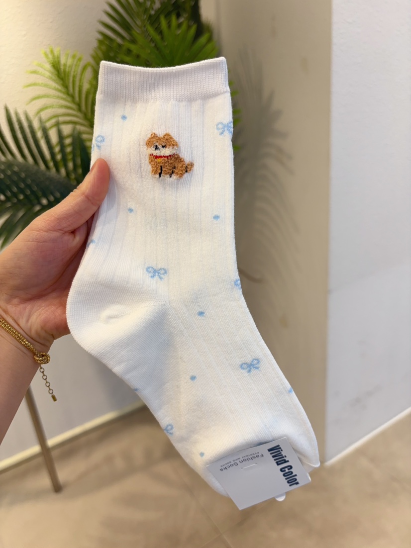 CACTUS-Q韓國代購女裝新品時尚職業休閑熱賣人氣推薦襪子CACTUS十雙起/可混搭襪子圖色1