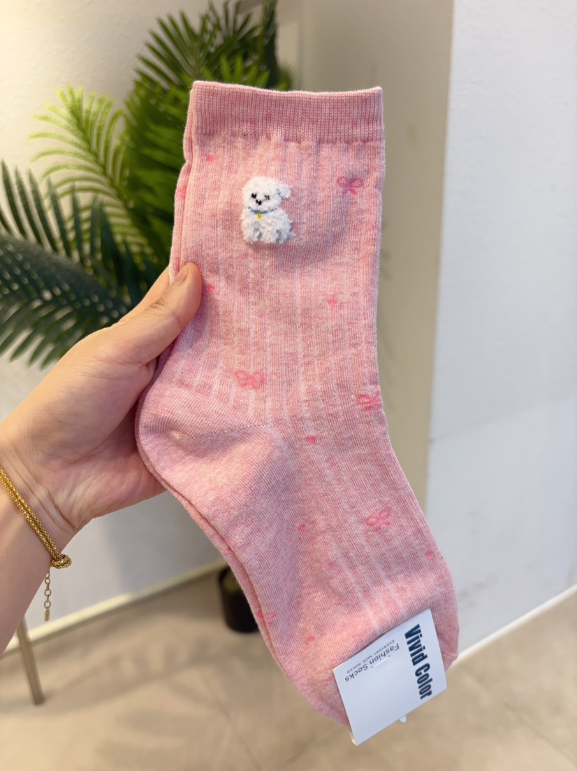 CACTUS-Q韓國代購女裝新品時尚職業休閑熱賣人氣推薦襪子CACTUS十雙起/可混搭襪子圖色2