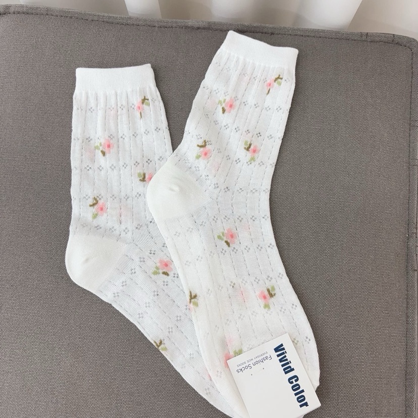 CACTUS-Q韓國直郵實拍女士新品推薦職業26春夏休閑時尚襪子CACTUS十雙起/可混搭襪子圖色1